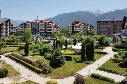 Уютная студия с террасой на продажу в Аспен Гольф, район Разлог