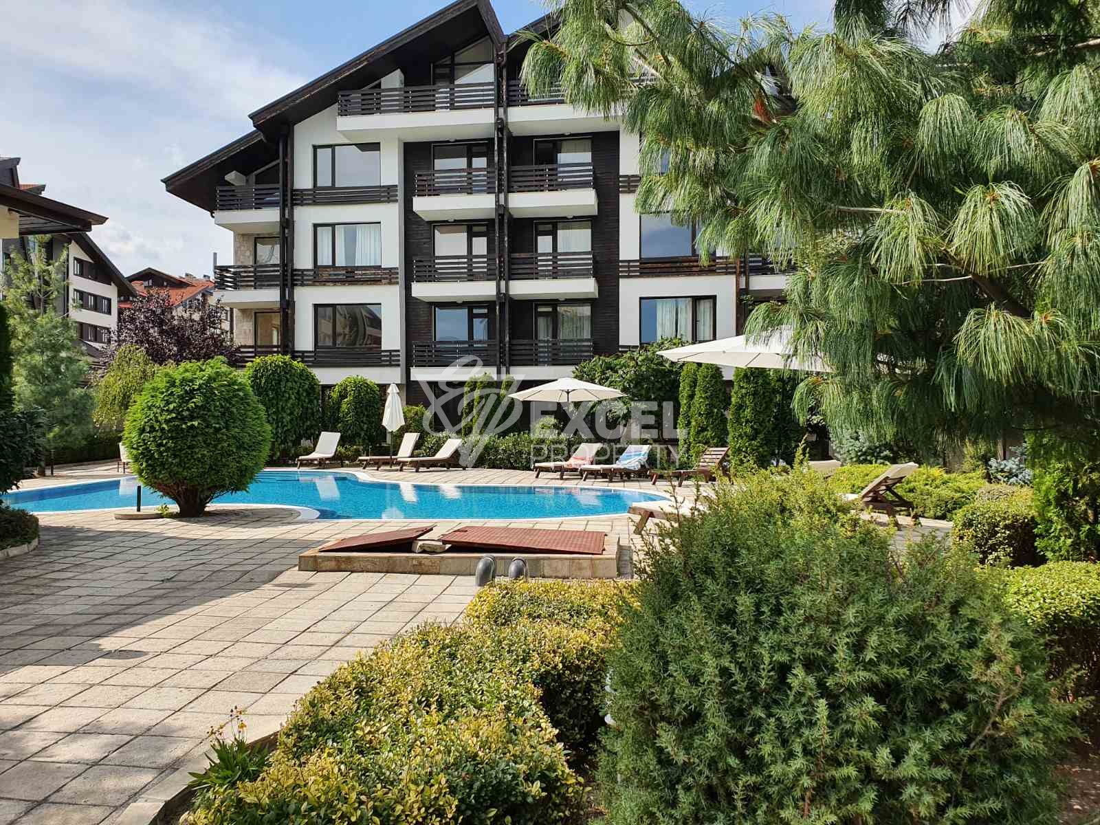 Продается двухкомнатная квартира в комплексе Aspen Suites, рядом с гольф-клубом Pirin Golf