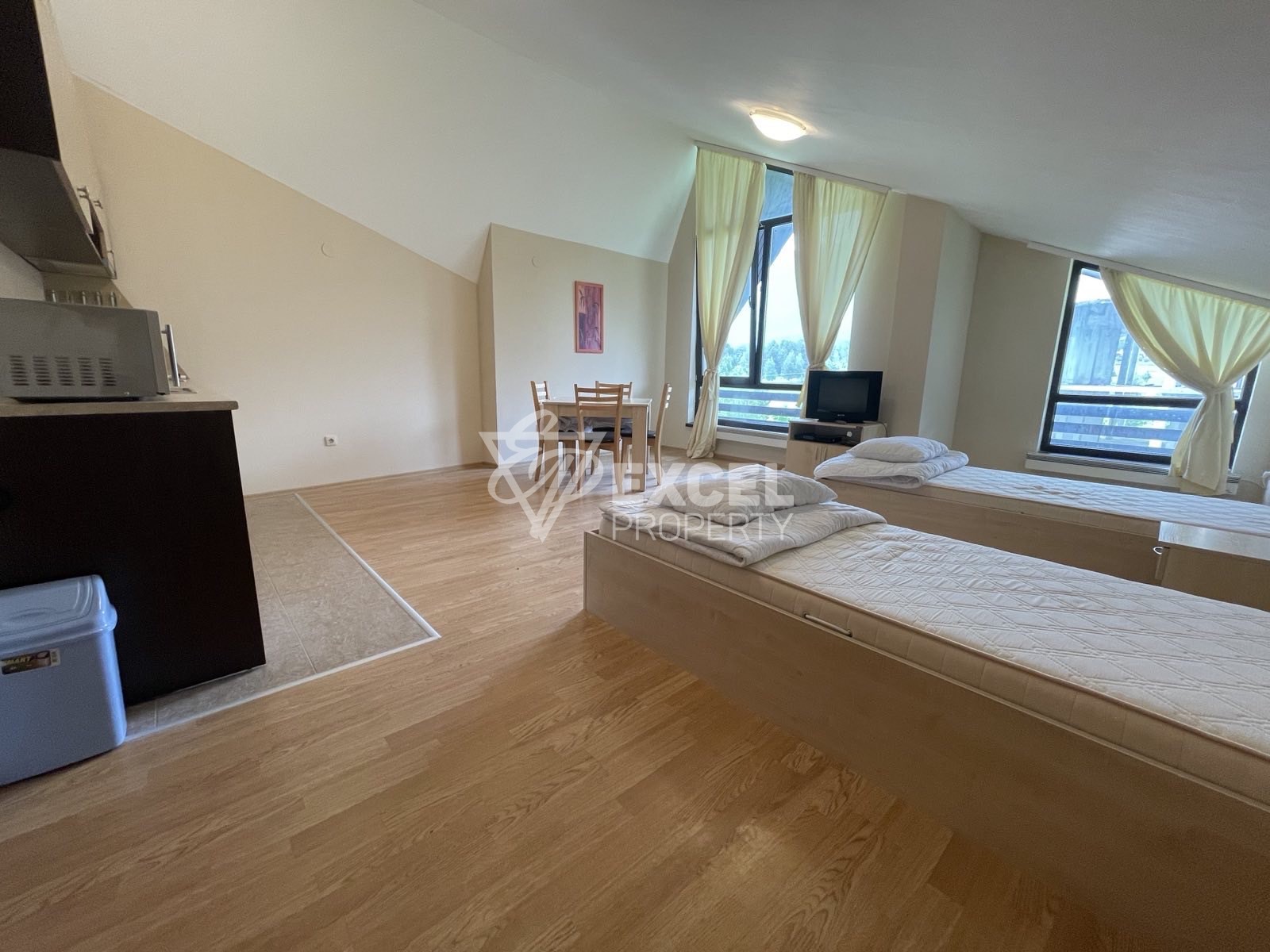 Продается просторная студия в Aspen Suites рядом с Пирин Гольф! Доступная цена!