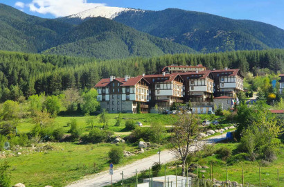 Меблированная однокомнатная квартира с видом на гору Тодорка и Green Life, Банско