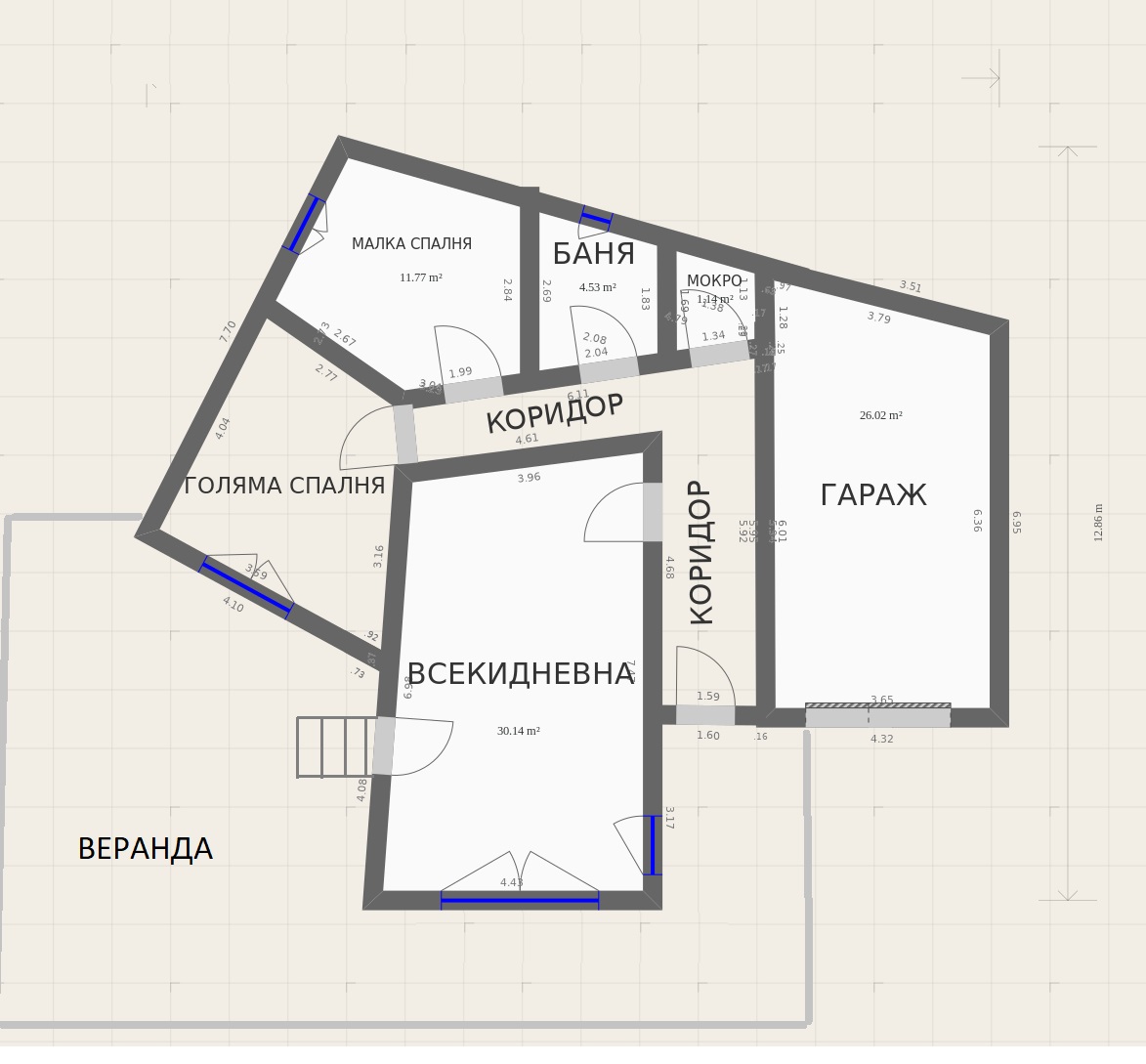 Полностью отремонтированный дом без платы за обслуживание в деревне Горица