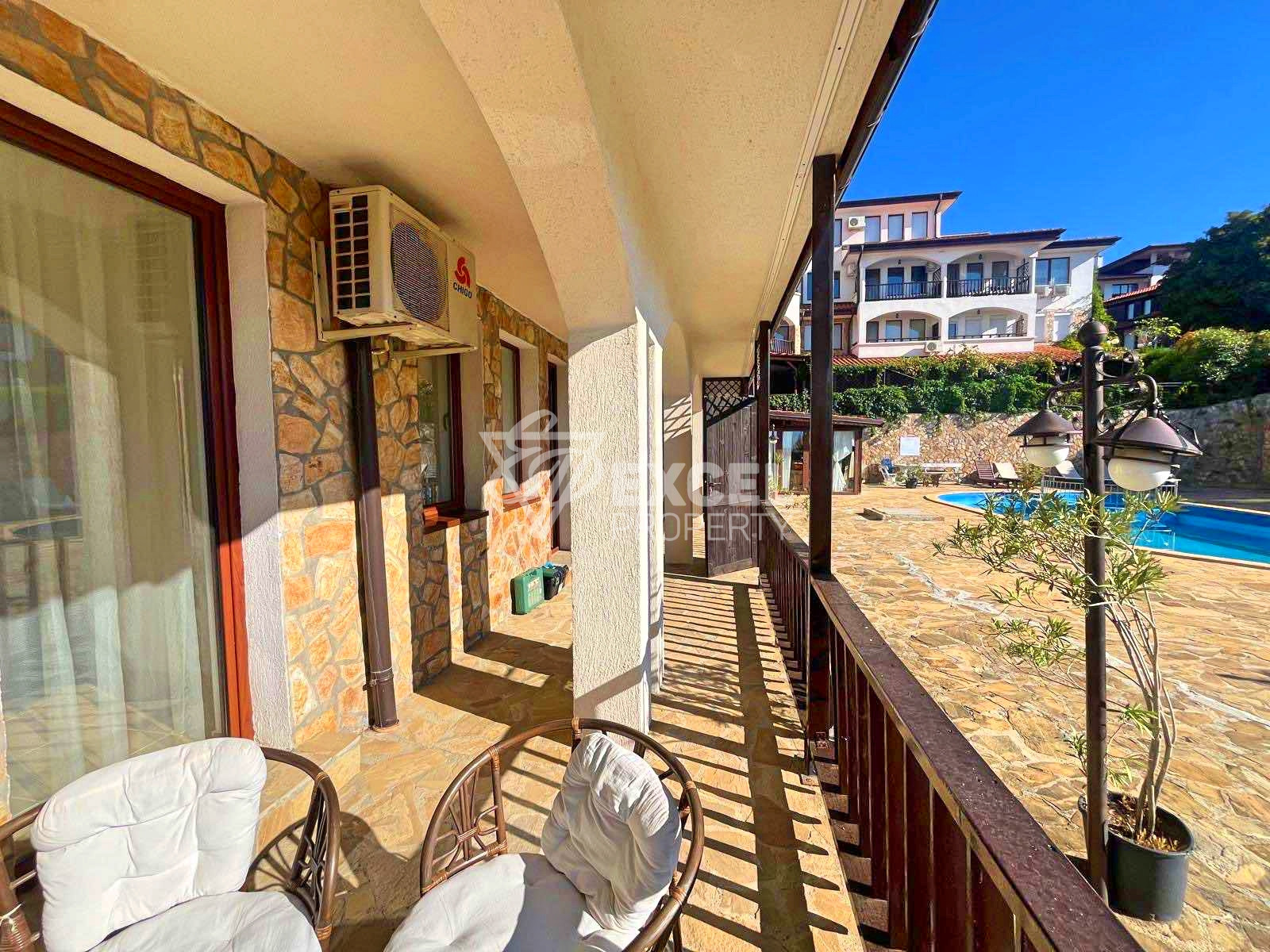 Просторная трёхкомнатная квартира в комплексе «Камбани 3», Святой Влас