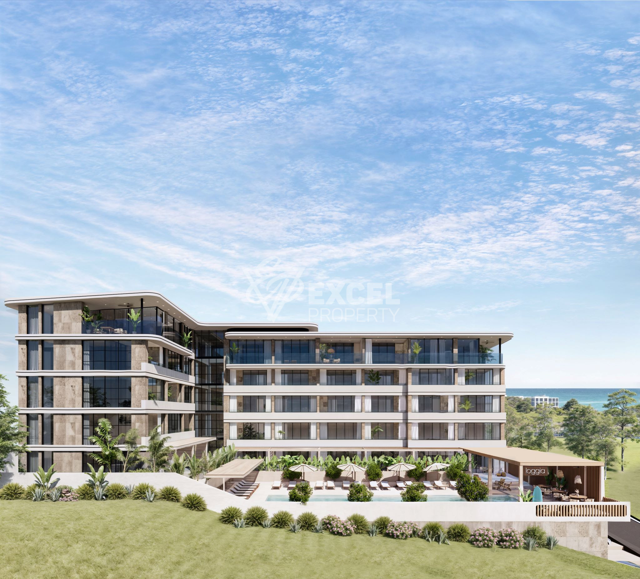 Комплекс Лоджия, Светиой Влас - двухкомнатнаия квартира с видом на море