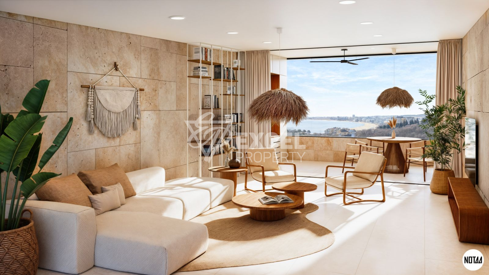 Комплекс Лоджия, Светиой Влас - двухкомнатнаия квартира с видом на море