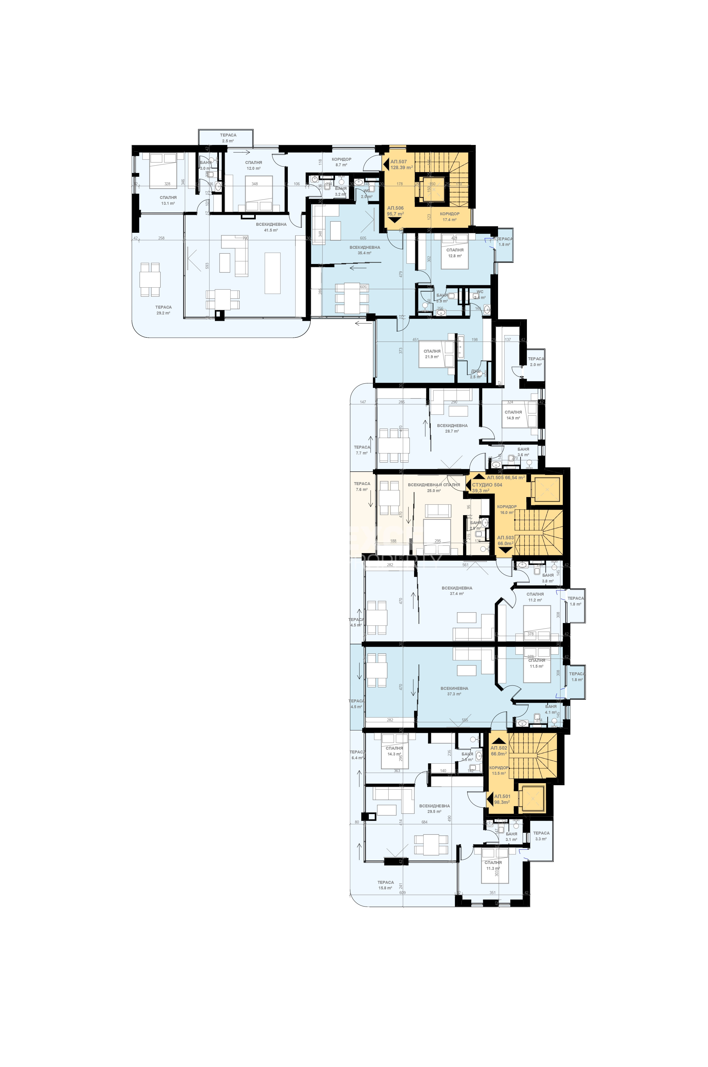Комплекс Лоджия, Светиой Влас - двухкомнатнаия квартира с видом на море