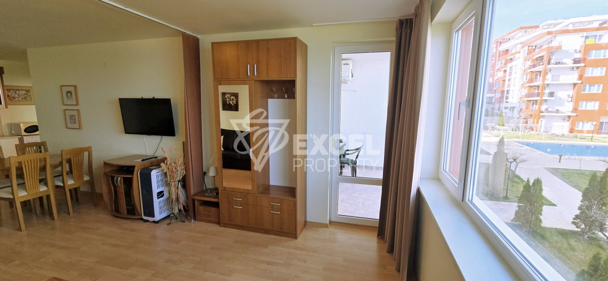 Квартира с видом на море в комплексе Гранд Резорт Панорама Форт, Святой Влас. Первая линия