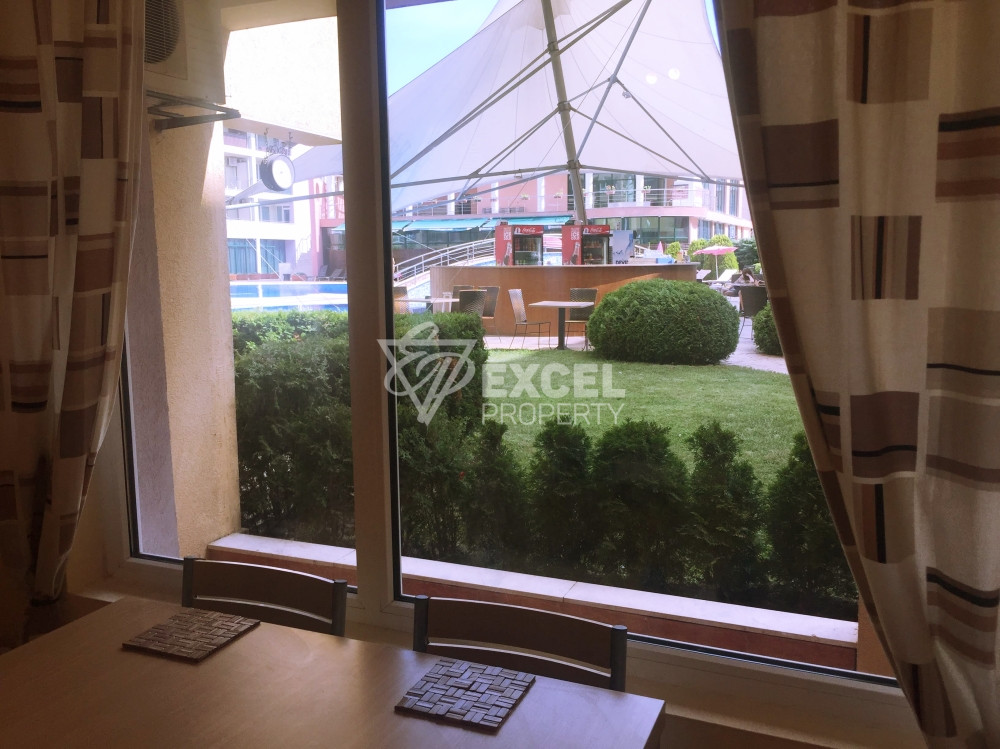 Меблированная трехкомнатная квартира на Солнечном Берегу в комплексе Поло Резорт.