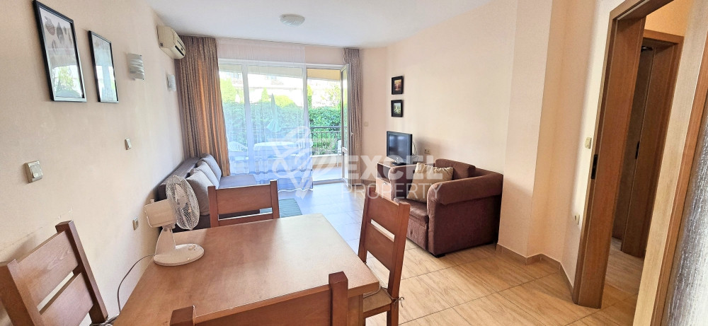 Прекрасная двухкомнатная квартира в 150 м от пляжа в Святом Власе